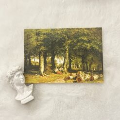 Alternative view of In the Grove 1869 by Ivan Shishkin | Classic Landscape Postcard