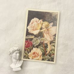 Alternative view of The Rose Fairy | 1920s Flower Fairies Postcard